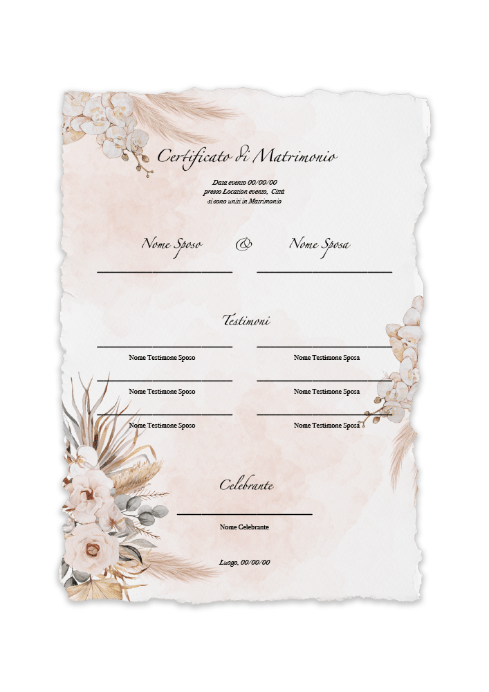 certificato-matrimonio-boho-pampas-abcwedding