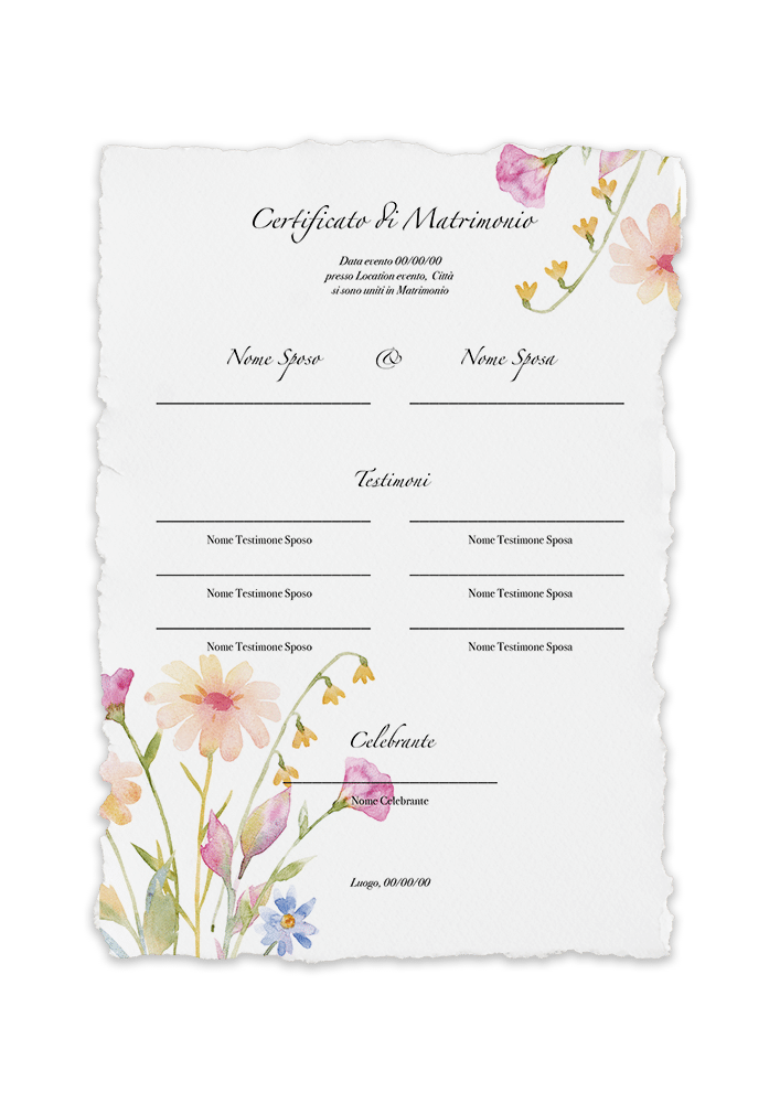 certificato-matrimonio-fiori-colorati